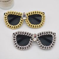 Classic Style Solid Color Resin Square Full Frame Women's Sunglasses main image 6