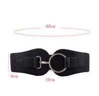 Basic Solid Color Pu Leather Women's Corset Belts main image 2