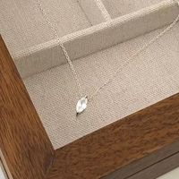 Elegant Luxurious Sweet Horse Eye Sterling Silver Plating Inlay Zircon White Gold Plated Necklace main image 4