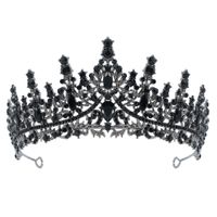 Queen Crown Zinc Alloy Plating Inlay Artificial Diamond Crown sku image 11