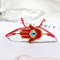 Handmade Simple Style Geometric Palm Glass Handmade Women's Bracelets sku image 1