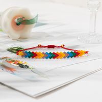 Handmade Simple Style Geometric Palm Glass Handmade Women's Bracelets sku image 2