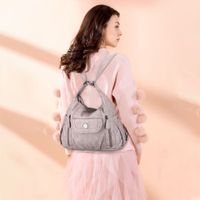 Women's Pu Leather Solid Color Streetwear Square Zipper Shoulder Bag main image 10