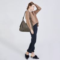 Women's Pu Leather Solid Color Streetwear Square Zipper Shoulder Bag main image 9