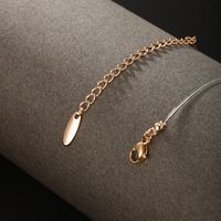 Xuping Simple Style Round Copper Alloy Plating Inlay Artificial Gemstones 18k Gold Plated Women's Necklace main image 8
