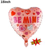 Valentine's Day Letter Heart Shape Aluminum Film Date Balloons 1 Piece sku image 13