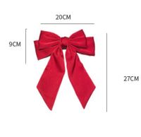 Women's Sweet Simple Style Bow Knot Cloth Hair Clip main image 2