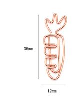 1 Piece Solid Color Class Learning School Metal Cute Paper Clip main image 2