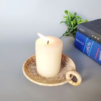 Classic Style Solid Color Ceramics Candlestick main image 4