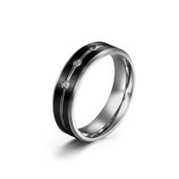 Estilo Simple Ronda Acero Inoxidable Enchapado Hombres Anillos sku image 6