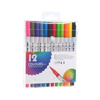 1 Set Solid Color School Plastic Preppy Style Watercolor Pen sku image 1