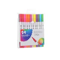 1 Set Solid Color School Plastic Preppy Style Watercolor Pen sku image 3