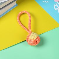 Simple Style Cotton Rope Solid Color Pet Toys sku image 3