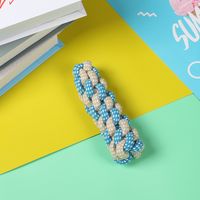 Simple Style Cotton Rope Solid Color Pet Toys sku image 10