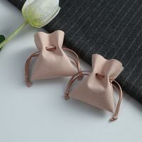 Simple Style Solid Color Pu Leather Jewelry Packaging Bags sku image 9