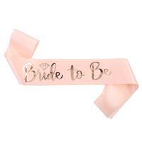 Modern Style Letter Satin Cloth Wedding Party Costume Props main image 5