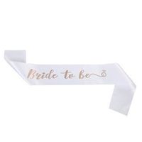 Modern Style Letter Satin Cloth Wedding Party Costume Props sku image 10