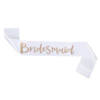 Modern Style Letter Satin Cloth Wedding Party Costume Props sku image 18