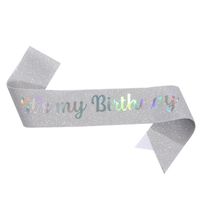 Cartoon Style Letter Glitter Cloth Party Costume Props main image 3