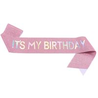 Cartoon Style Letter Glitter Cloth Party Costume Props sku image 4