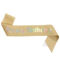 Cartoon Style Letter Glitter Cloth Party Costume Props sku image 12