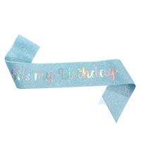 Cartoon Style Letter Glitter Cloth Party Costume Props sku image 10