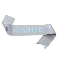 Cartoon Style Letter Glitter Cloth Party Costume Props sku image 18