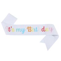 Cartoon Style Letter Glitter Cloth Party Costume Props sku image 26