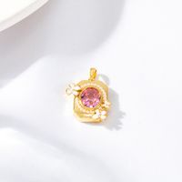 Lady Square Copper Plating Charms main image 4