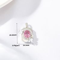 Lady Square Copper Plating Charms sku image 10