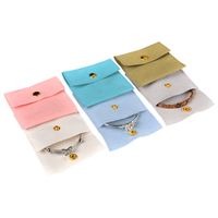 Simple Style Solid Color Flannel Jewelry Packaging Bags main image 2