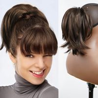 Women's Simple Style Casual Party High Temperature Wire Ponytail Wigs sku image 4