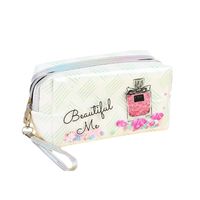 Vacation Letter Pu Leather Square Makeup Bags main image 2