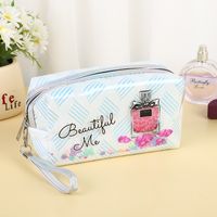 Vacation Letter Pu Leather Square Makeup Bags main image 5
