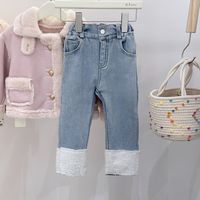 Cute Solid Color Pu Polyester Girls Outerwear main image 5