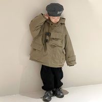 Simple Style Solid Color Polyester Boys Outerwear main image 3