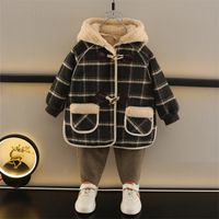 Simple Style Classic Style Color Block Cotton Girls Outerwear sku image 3