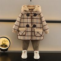 Simple Style Classic Style Color Block Cotton Girls Outerwear sku image 7