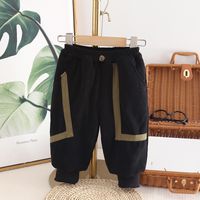Vacation Solid Color Cotton Boys Pants main image 5