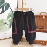 Vacation Solid Color Cotton Boys Pants main image 4