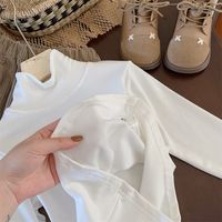 Simple Style Solid Color Cotton T-shirts & Blouses main image 4