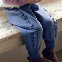 Basic Solid Color Cotton Pants & Leggings main image 2