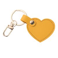 Cute Heart Shape Pu Leather Keychain sku image 9