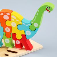 Building Toys Toddler(3-6years) Rabbit Dinosaur Airplane Wood Toys main image 4