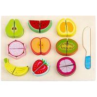 Table & Floor Games Toddler(3-6years) Fruit Wood Toys sku image 1