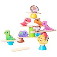 Jeux De Table Et De Sol Tout-petit (3-6 Ans) Dinosaure Bois Jouets main image 3