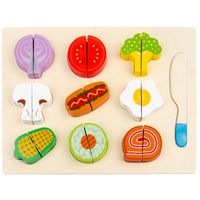 Table & Floor Games Toddler(3-6years) Fruit Wood Toys sku image 2