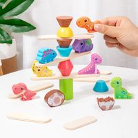Tisch- Und Bodenspiele Kleinkind (3-6 Jahre) Dinosaurier Holz Spielzeug main image 5