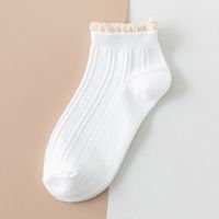 Women's Korean Style Solid Color Cotton Ankle Socks A Pair sku image 2