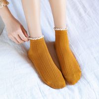 Women's Korean Style Solid Color Cotton Ankle Socks A Pair main image 4